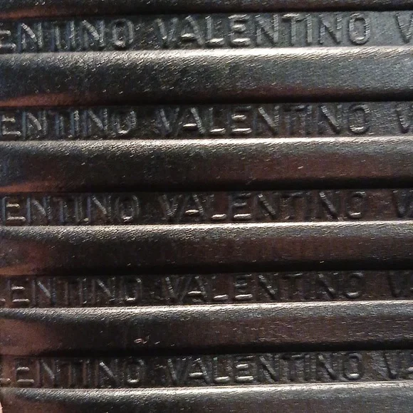 Valentino Black Clutch with Gold Accents - Picture 3 of 9